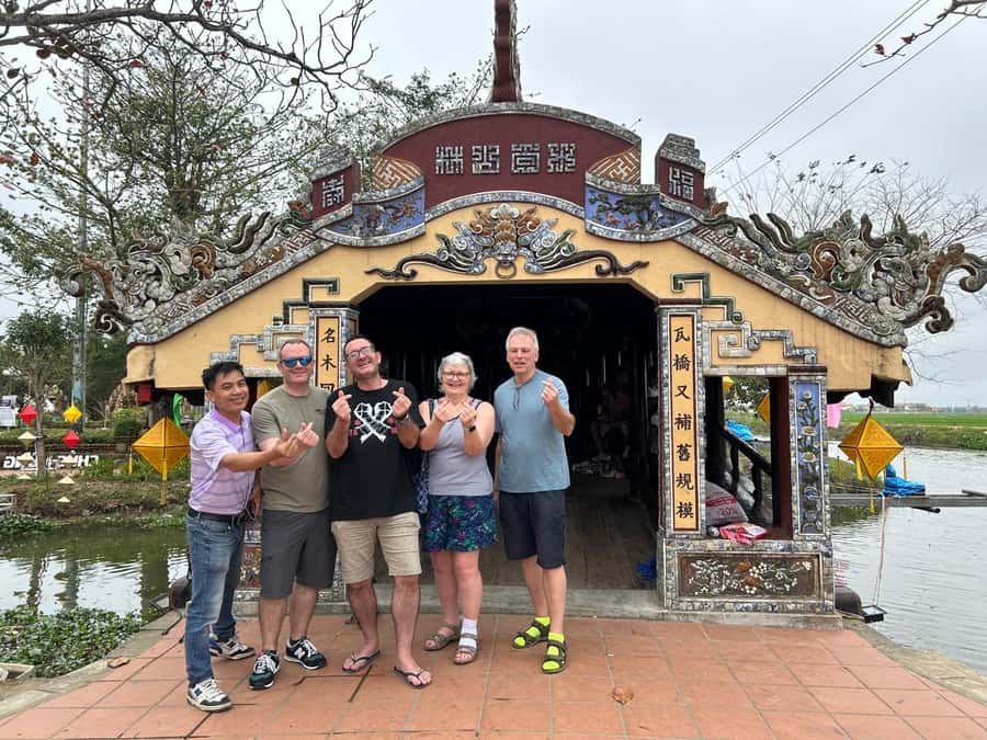 Hue: Imperial City, Royal Tombs Tour & More by Private Car - Thanh Toan Bridge and the rural side of Hue