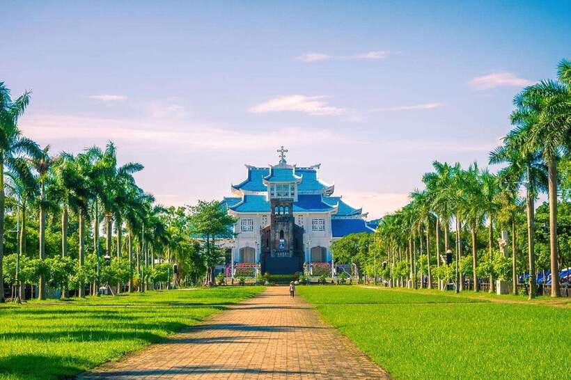 Hue: Private Car to DMZ with Vinh Moc Tunnels and More - La Vang Holy Land and the statue of Mary
