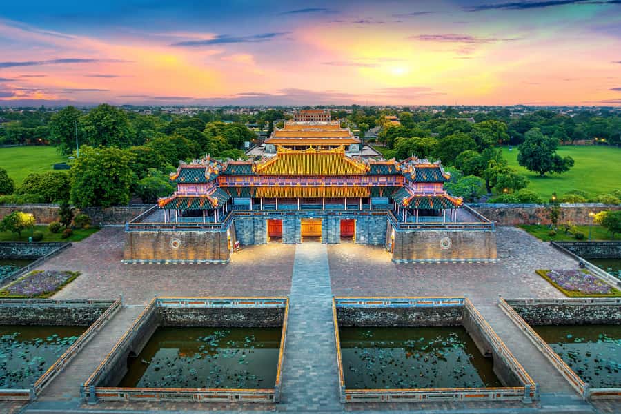 Hue: Royal Tombs & Imperial City Tour by Private Car - Minh Mang Tomb, formal design in a natural setting