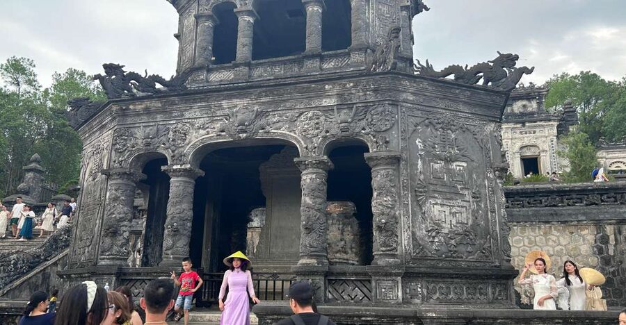 Hue Sightseeings Royal Tombs , Citadel with Private Driver - Entering the Imperial Citadel