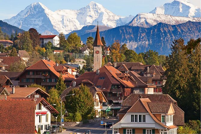Interlaken: Private Car Tour to Swiss Villages, Capital & Castles - St. Beatus Cave viewpoint