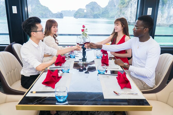 La Casta Cruise - Luxury Day Tour in Halong Bay (Expressway- Limousine) - Lunch, drinks, and the afternoon onboard