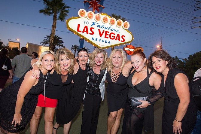 Las Vegas Strip by SUV Stretch Limo with Personal Photographer - Stop two: the Welcome to Fabulous Las Vegas sign