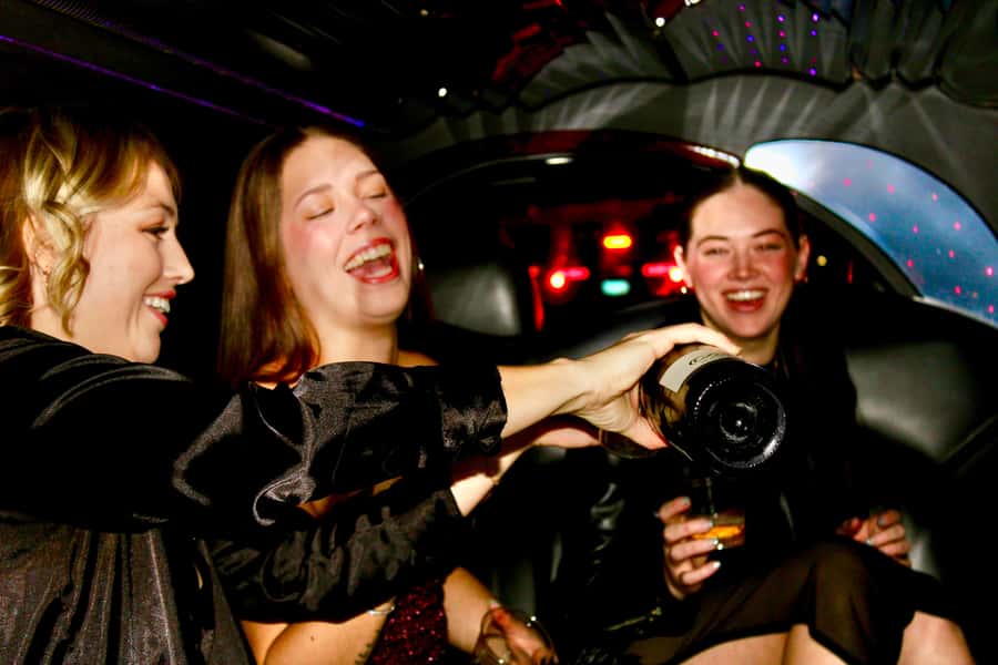 Las Vegas Strip Limo Tour with Champagne and Photos - Cruising the neon-lit Strip