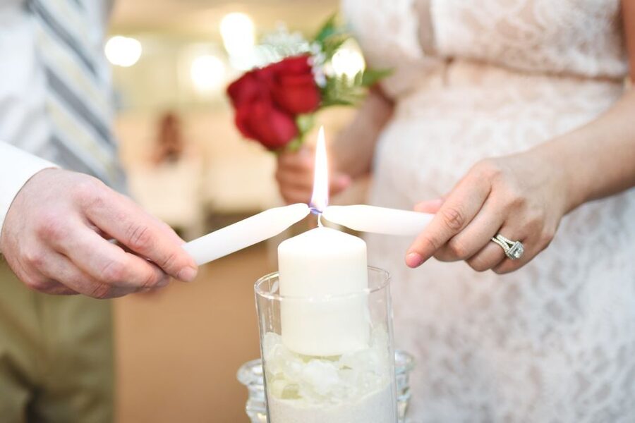 Las Vegas Wedding with Limousine Transportation - Inside Little Vegas Chapel