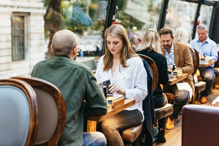 London: 6-Course Gourmet Dinner on a Luxury Coach - Wine pairing, cocktails, and extra drinks