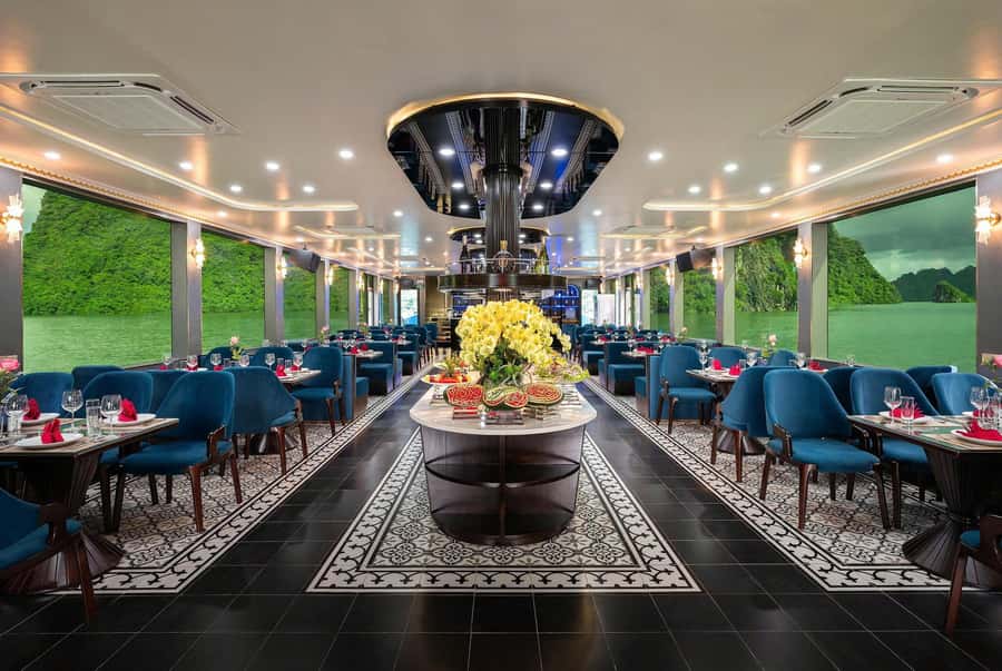Luxury 6-Star Azura Cruise Halong Bay, Free Hanoi Limousine - The ship’s features and the quiet-time question