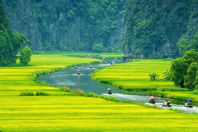 Luxury Hoa Lu - Tam Coc - Mua Cave 1 Day Tour - By Limousine & Small Group - Cycling around Tam Coc