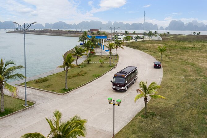 Luxury Limousine Bus transfer Ha Noi Old Quarter to Ha Long Bay - What the Rosa Eco Bus is like inside
