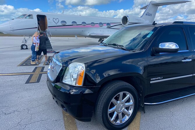 Luxury SUV Transfer from Airport, cruise port, Celebration Key - What happens when you arrive