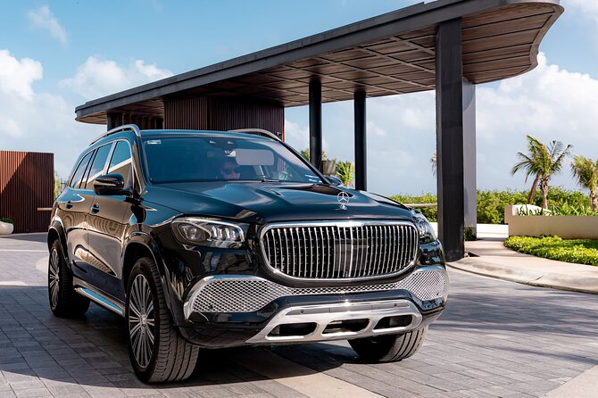 Luxury Transfers in a Mercedes Maybach GLS 600 - Terminal instructions for Volaris, Viva Aerobus, and Magnicharter