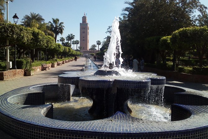 Marrakech sightseeing tour with driver - Jardin Majorelle and the first ticket decision