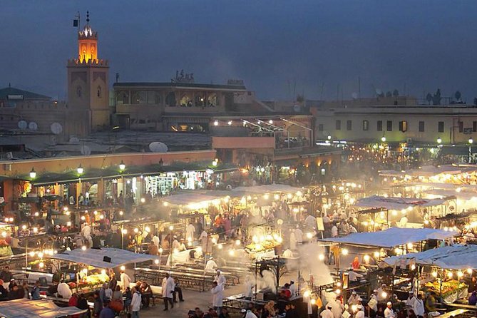 Marrakesh city tour with private driver - Bahia Palace, courtyards, and fountains