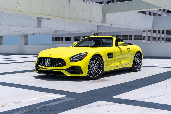 Mercedes Benz AMG GT - Supercar Driving Experience Tour in Miami, FL - Taking the wheel on Collins Avenue