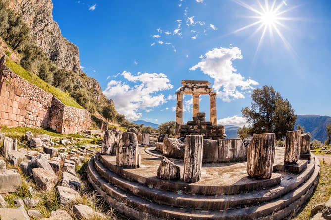 Mercedes Private Tour to Delphi and Arachova - Tholos of Athena Pronaia: a quick first look