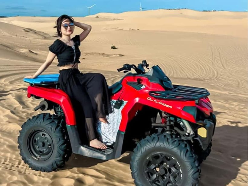 Mui Ne: Sand Dunes Jeep Tour (ATV WITH DRIVER) and Guide - White Sand Dunes and the short ATV ride