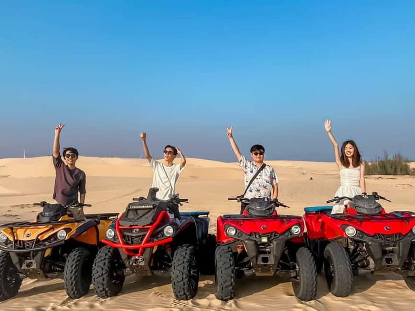 Mui Ne: Sand Dunes Jeep Tour (ATV WITH DRIVER) and Guide - Red Sand Dunes and the beach road