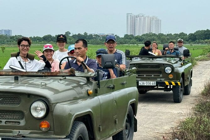Ninh Binh Army Jeep see Highlight Start From Hanoi By Limousine - Why the jeep is the heart of the day