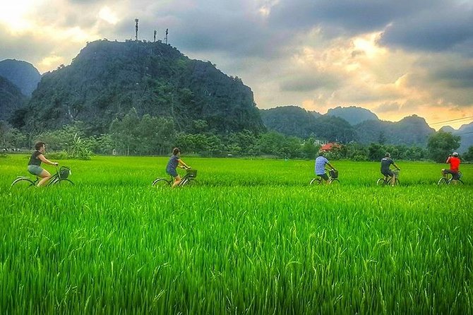 Ninh Binh Tour Bai Dinh Trang An Mua Cave Small Group Limousine - Trang An by bamboo boat