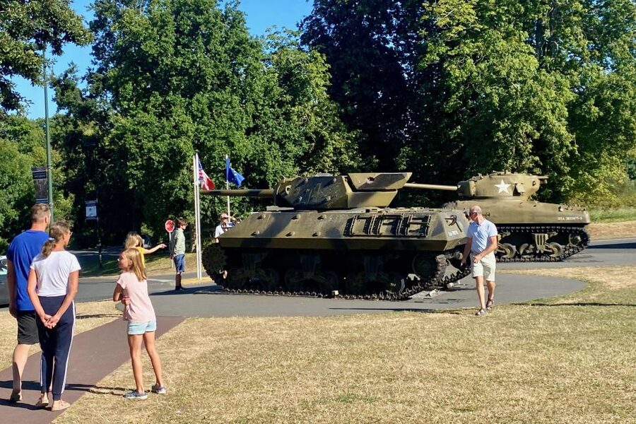 Omaha, Utah Landing Beaches Small-group by Mercedes - A 7:30 pickup and a long ride west