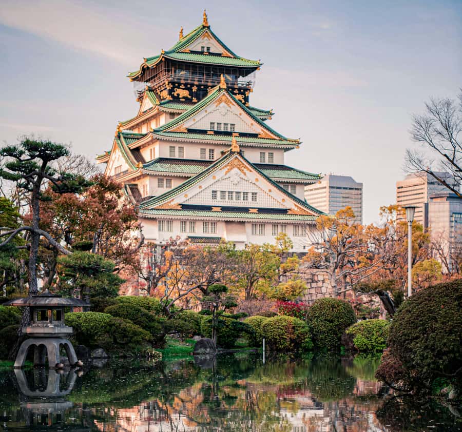 Osaka private Luxury Vehicle Tour：Freely Customized - Osaka Castle Park and the spring cherry blossoms
