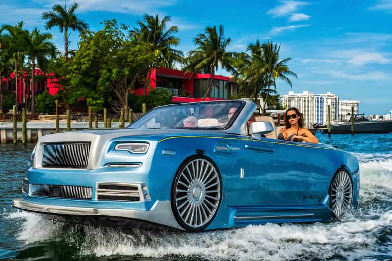 Palm Beach: Rolls Royce Jetcar Rental - Cruising Past Mansions, Hotels, and Restaurants