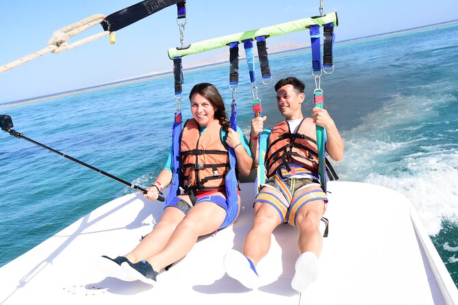 Parasailing Ride - Sharm El Sheikh, Single or Double, Private Car - The Boat, the Launch, and the Flight