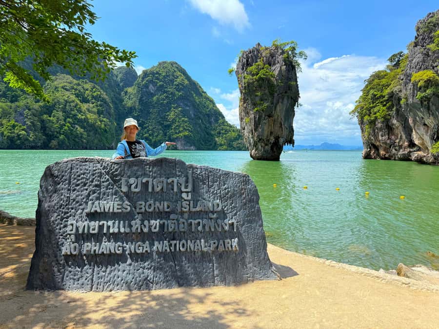 Phuket: Private Tour to James Bond, Ko Panyi & Samet Nangshe - Wat Suwan Khuha and the reclining Buddha