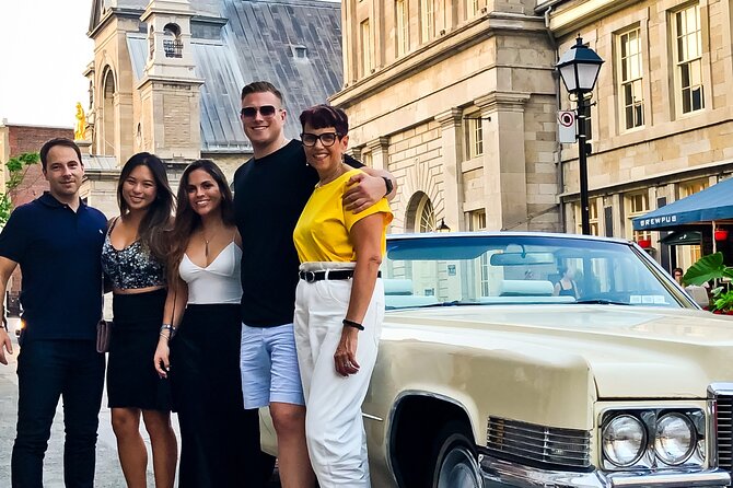 PRIVATE 2-Hour tour of Montréal in Convertible Cadillac + Murals - Place Jacques Cartier and the city’s beginnings