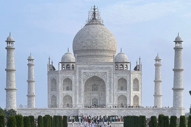 Private 4 Days Golden Triangle Tour from New Delhi with Driver - Day two: Agra Fort and the Taj Mahal from across the river