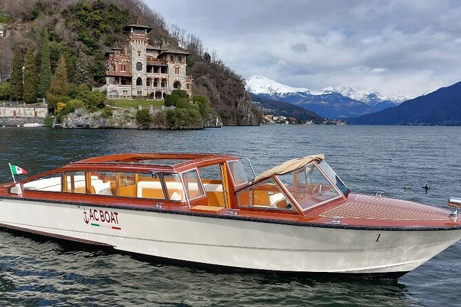 Private Boat Tour on Lake Como with Venetian Limousine - Botanical gardens and the grand hotel stop