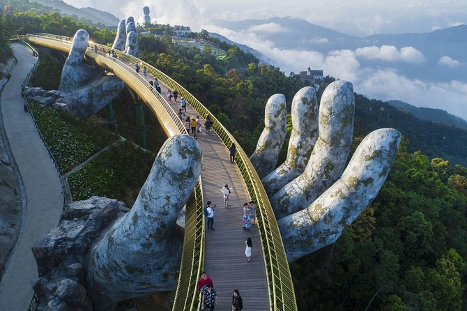 Private car to Ba Na Hills - Golden Bridge - Fantasy Park for rides and indoor play
