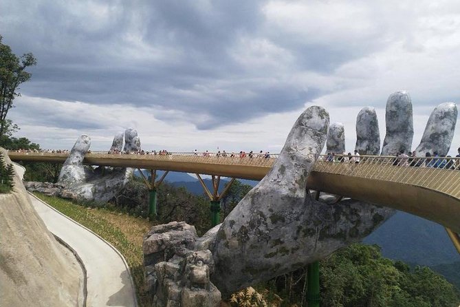 Private Car to Golden Bridge -Ba Na Hills : Hoi An/ Da Nang - Arriving at Ba Na Hills and taking the cable car