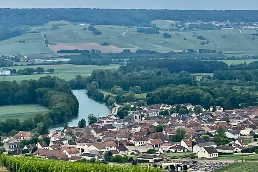 Private Champagne Moet et Chandon Veuve Clicquot by Mercedes - Hautvillers, church and Marne River views