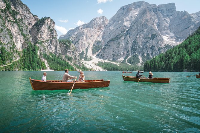 Private Dolomites Day Trip from Venice by Mercedes Class e Lux - Lago di Dobbiaco and the first lake views