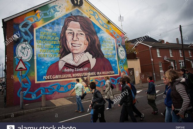 Private Driver Guided Day Tour of Belfast - The Bobby Sands mural and Republican Belfast