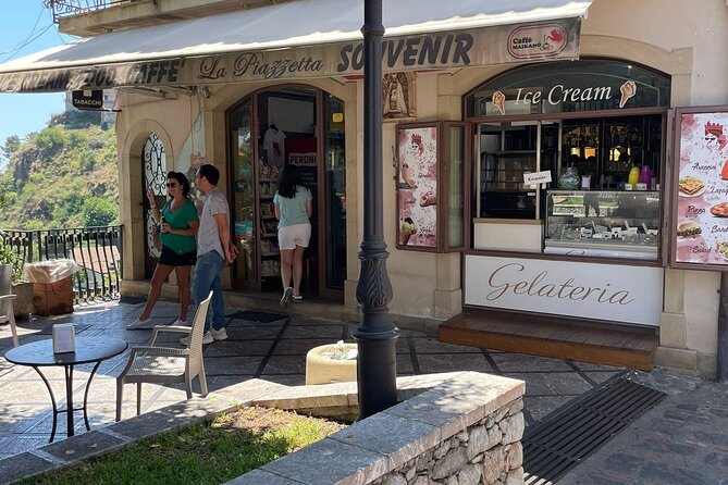 Private Godfather and Taormina Tour with Luxury Van - Bar Vitelli and the village scenes from The Godfather