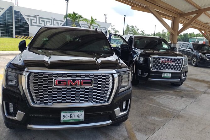 Private Luxury SUV Transfers from Tulum Airport - WhatsApp contact makes the pickup easier