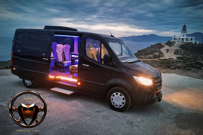 Private Luxury Transfer up to 11 Passengers - Airport arrival with a name sign