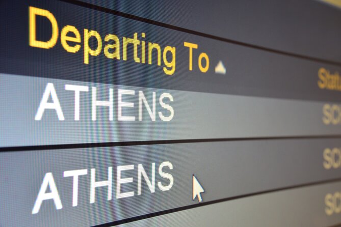 Private Luxury Transfers in Athens, Piraeus Port & Athens Airport - Meeting your driver at Athens Airport