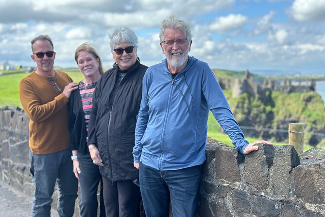 Private Mercedes Luxury Giants Causeway and Coastal Tour - Dunseverick Castle is a quick look at an old ruin
