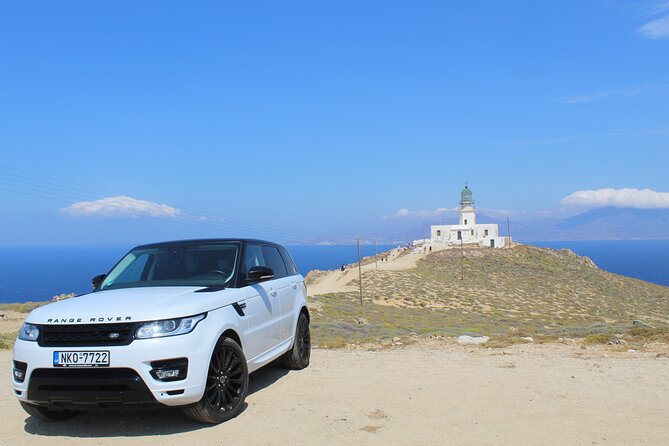 Private Mykonos Tour with Luxury car - Armenistis Lighthouse and the northern view