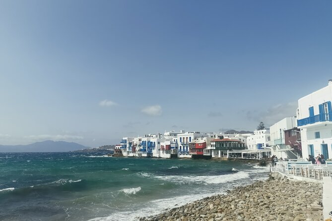 Private Mykonos Tour with Luxury car - Little Venice, Paraportiani, and the windmills
