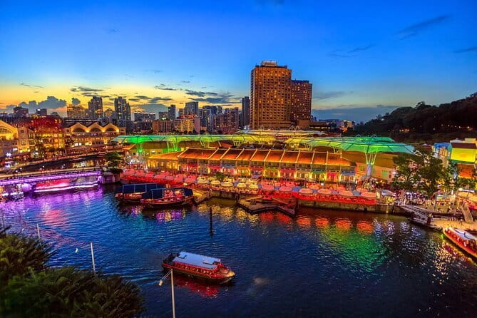 Private Singapore Night City Tour with Driver - Merlion Park and Spectra at Marina Bay