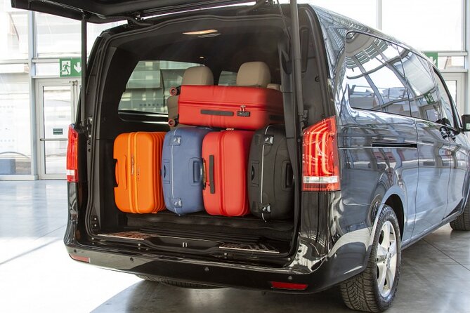 Private Transfer Malaga airport AGP to Malaga City by Luxury Van - The Mercedes V Class ride to Malaga City