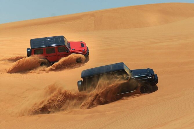 Private VIP Desert Safari in Luxury Vehicle G-Wagon - Key points at a glance
