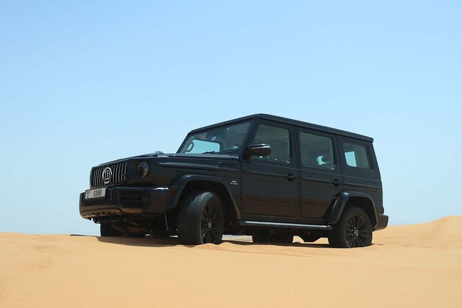 Private VIP Desert Safari in Luxury Vehicle G-Wagon - Lahbab’s high dunes and 20 to 25 minutes of dune bashing