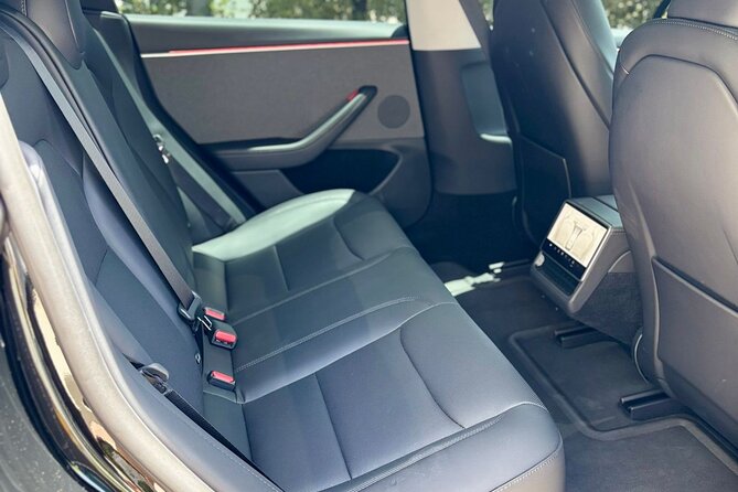 Puerto Rico Island Wide Private Transfers, Tesla 3 Luxury Sedan. - What the Tesla Model 3 offers