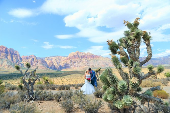 Red Rock Canyon Wedding by Private Limousine - The 25-minute limousine ride to Red Rock