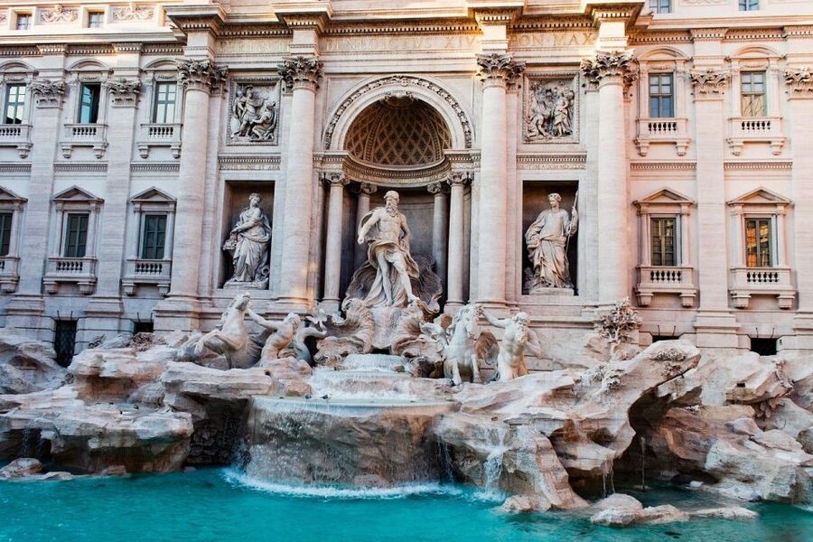 Rome 5 hrs driving tour with Mercedes Van - Trevi Fountain and the Spanish Steps